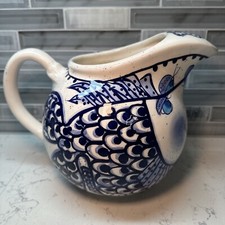Jarro beijando peixe “Come Dream with Me” por Diane Whimsical azul e branco 2006 comprar usado  Enviando para Brazil