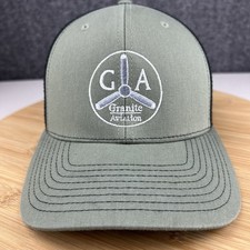 Boné de caminhoneiro granito aviação GA Snapback verde ponto de areia operador aeroportuário comprar usado  Enviando para Brazil