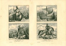 Antique steel engraving d'occasion  Expédié en Belgium