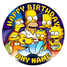 Personalised simpsons birthday for sale  IPSWICH