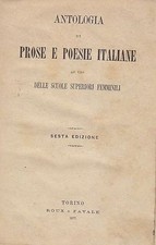 Antologia prose poesie usato  Bari