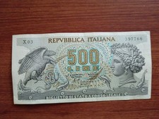 Italia banconota 500 usato  Messina