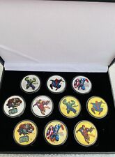 Conjunto completo de moedas Avengers Marvel X10 moedas Marvel Hero’s Marvel Villians comprar usado  Enviando para Brazil