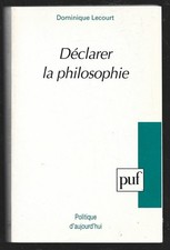 Declarer philosophie . d'occasion  France