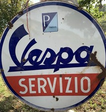Insegna smaltata vespa usato  Bologna