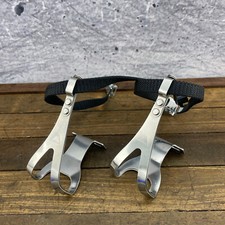Vintage Gary Fisher Pedal Toe Clip Set Grande L Anos 90 MTB 80s Aço Eroica Japão comprar usado  Enviando para Brazil