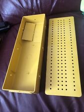 Meccano compartmented yellow for sale  LONDON