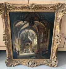 ölgemälde 19jh kircheninnere gebraucht kaufen  Rechberghausen