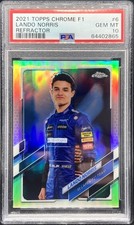 2021 Topps Chrome F1 #6 Lando Norris - McLaren F1 Team refrator PSA 10 comprar usado 2021 Topps Chrome F1 #6 Lando Norris - McLaren F1 Team refrator PSA 10 comprar usado  Enviando para Brazil