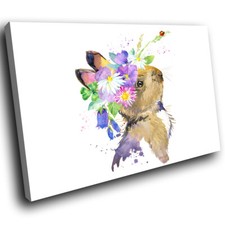 Brown watercolour rabbit for sale  STRABANE