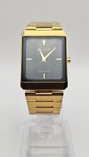 Relógio masculino Citizen ultra fino dourado e preto G872-S121949 cristal de safira, usado comprar usado  Enviando para Brazil