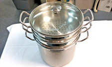 Panela múltipla Tramontina Professional 10 quartos, 9,5 L aço inoxidável 18/10 com tampa comprar usado Panela múltipla Tramontina Professional 10 quartos, 9,5 L aço inoxidável 18/10 com tampa comprar usado  Enviando para Brazil