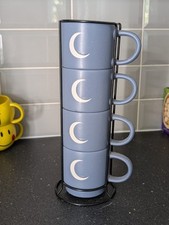 Set mugs ceramic for sale  SANDBACH