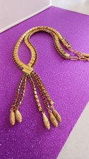 Goldtone fancy link for sale  LEICESTER