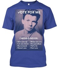 Usado, Camiseta Vote Rick Astley Feita nos EUA Tamanho P a 5XL comprar usado  Enviando para Brazil