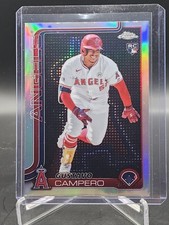 Usado, 2025 Topps Chrome - Gustavo Campero #63 LightBoard logotipo refrator (RC) comprar usado  Enviando para Brazil