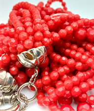 Collana multifilo perle usato  Caravaggio