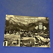 Saluti bardonecchia cartolina usato  Bari