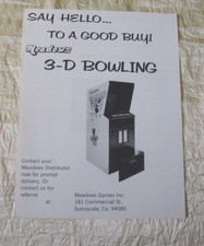 1978 meadows bowling usato  Fano
