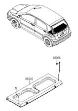 Hutablage hyundai getz gebraucht kaufen  Hohenstücken