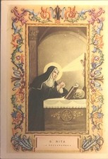 CARTOLINA SANTA RITA DA CASCIA NON VIAGGIATA comprar usado  Enviando para Brazil
