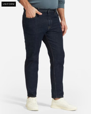 Jeans Everlane Athletic 4 vias elástico orgânico índigo escuro 33x32, usado comprar usado  Enviando para Brazil