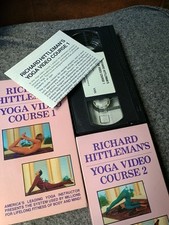 Rare Item 2 Pc Set Hittleman's  Yoga - Course 1-2  (VHS) TAPE W Paper Inserts comprar usado  Enviando para Brazil