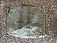 Kit militar vintage bolsa grande verde lona pesada panfletos 1981 grande tamanho grande comprar usado  Enviando para Brazil
