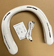 Ventilador de pescoço portátil recarregável 4 turbo 6000mAh - 360 fluxo de ar 3 velocidades - branco comprar usado  Enviando para Brazil