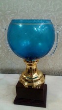 Coppa trofeo vetro usato  Roma