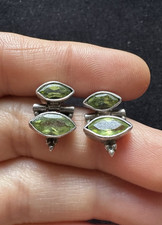 peridot earrings for sale  LONDON