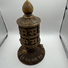 Vintage wooden tibetan for sale  LEEDS