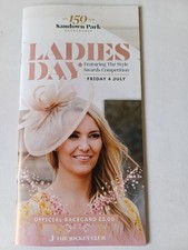 Sandown race card for sale  NEWMARKET