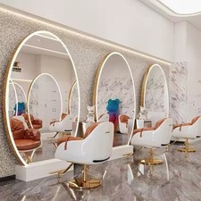Konsola konsoleta fryzjerska barberska lustro fryzjerskie 200x80 LED PRO, używany na sprzedaż  PL