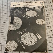 Lyscordet crochet pattern for sale  LUTON