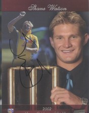 Cartão comercial assinado 2002 ACB Platinum Cricket nº. 84 Shane Watson comprar usado  Enviando para Brazil