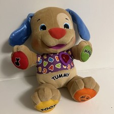 Brinquedo de pelúcia interativo para cachorro Fisher Price Laugh And Learn palco inteligente comprar usado  Enviando para Brazil