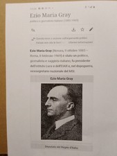 Autografo storico politico usato Autografo storico politico usato  Villa Santo Stefano