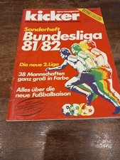 Kicker sonderheft bundesliga gebraucht kaufen  Elsfleth