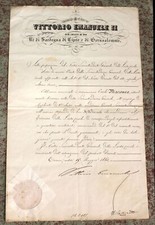 1850 documento originale usato 1850 documento originale usato  Torino