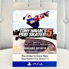 Tony Hawks Pro Skater 5 LOJA RARA PROMO Exibição Videogame PS4 Loja Mercadoria, usado comprar usado  Enviando para Brazil