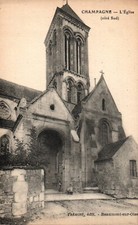 Cpa champagne eglise d'occasion  Gennevilliers