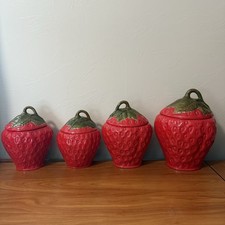 Vintage strawberry canister for sale  East Helena