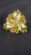 Green rhinestone enamel for sale  Burton