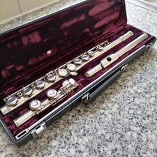 Solid silver flute for sale  EASTBOURNE