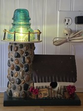 Vtg stone lighthouse for sale  Fairgrove