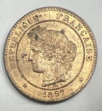 Piece centimes 1897 d'occasion  La Colle-sur-Loup