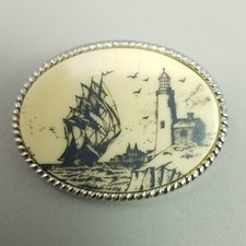 Vintage scrimshaw style for sale  Presque Isle