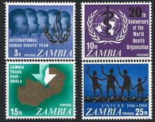 Zambia selection mint for sale  SOUTH CROYDON