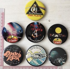 7x VTg Og Pink Floyd 1970s Pin Badge Lot Rock Band David Gilmour Roger Waters, usado comprar usado  Enviando para Brazil